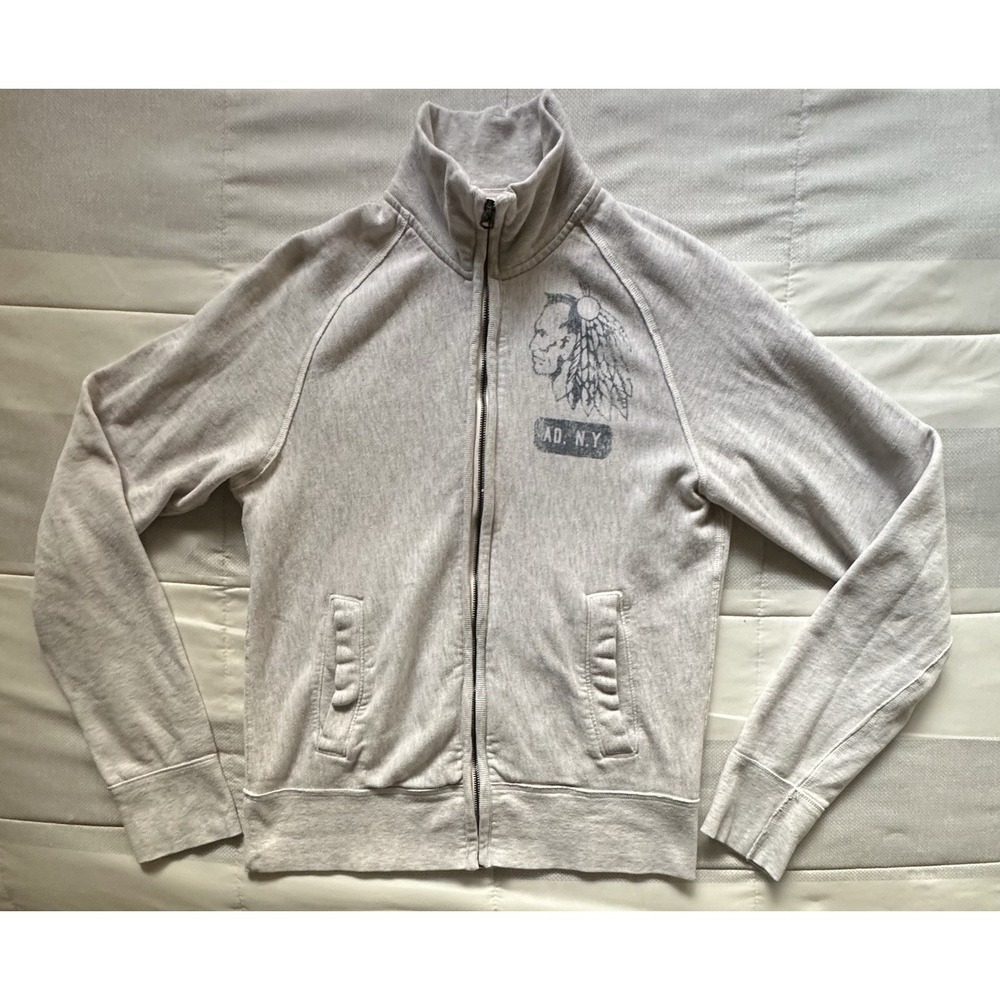 Y2K abercrombie fitch AD. N.Y Logo Native American Headdress Graphic Sweatshirt